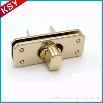 Best Selling Good Quality Leather Goods Handbag Decorative Accessories Metal Square Lock For Bag